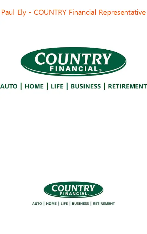 Paul Ely - COUNTRY Financial Representative