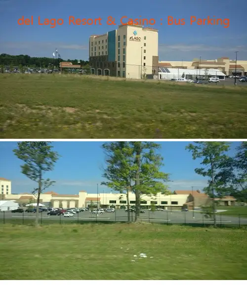 del Lago Resort & Casino : Bus Parking