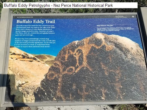 Buffalo Eddy Petrolgyphs - Nez Perce National Historical Park