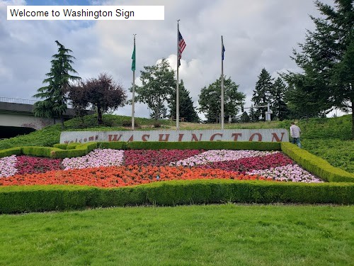 Welcome to Washington Sign
